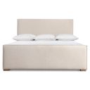 Tribeca Queen Panel Bed In Beige
