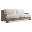 The appearance of Trieste Outdoor Sofa In White/Cream Boucle designed by Bernhardt in the modern / contemporary interior design. This white/cream boucle piece of furniture was selected by 1StopBedrooms from Trieste Collection to add a touch of cosiness and style into your home. Sku: O1417A. Material: Fabric.