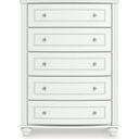 The appearance of Trindura Chest of Drawers In White designed by Signature Design by Ashley in the traditional interior design. This white piece of furniture was selected by 1StopBedrooms from Trindura Collection to add a touch of cosiness and style into your home. Sku: NCB1819-46. Material: Wood.