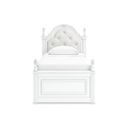 The appearance of Trindura Twin Upholstered Panel Storage Bed In White designed by Signature Design by Ashley in the traditional interior design. This white piece of furniture was selected by 1StopBedrooms from Trindura Collection to add a touch of cosiness and style into your home. Sku: B100-11;NCB1819-150;NCB1819-153;NCB1819-52. Bed Type: Storage Bed. Bed Size: Twin.
