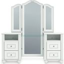 The appearance of Trindura Vanity with Mirror In White designed by Signature Design by Ashley in the traditional interior design. This white piece of furniture was selected by 1StopBedrooms from Trindura Collection to add a touch of cosiness and style into your home. Sku: NCB1819-22;NCB1819-22;NCB1819-25.