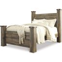 The appearance of Trinell Poster Bed Queen designed by Signature Design by Ashley in the transitional interior design. This brown piece of furniture  was selected by 1StopBedrooms from Trinell Collection to add a touch of cosiness and style into your home. Sku: B446-67;B446-61;B446-64;B446-98. Bed Type: Poster Bed. Material: Wood. Bed Size: Queen.