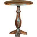 The appearance of Trinidad Round Pub Table In Multi designed by Moti in the transitional interior design. This multi piece of furniture was selected by 1StopBedrooms from Trinidad Collection to add a touch of cosiness and style into your home. Sku: 87006055. Table Top Shape: Round. Material: Wood.