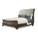 The appearance of Trisha Yearwood Home Complete Dottie Upholstered Headboard Queen Sleigh Bed In Coffee designed by Legacy Classic in the traditional interior design. This coffee piece of furniture was selected by 1StopBedrooms from Trisha Yearwood Home Collection to add a touch of cosiness and style into your home. Sku: TY920-250HB;TY920-250FB;TY920-250SR. Bed Type: Sleigh Bed. Bed Size: Queen. Material: Hardwood.