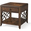 The appearance of Trisha Yearwood Home Georgia Rain End Table In Coffee designed by Legacy Classic in the traditional interior design. This coffee piece of furniture was selected by 1StopBedrooms from Trisha Yearwood Home Collection to add a touch of cosiness and style into your home. Sku: TY920-809. Material: Acacia.