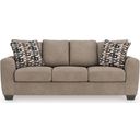 The appearance of Triston-Peaks Sofa In Suede designed by Signature Design by Ashley in the modern / contemporary interior design. This suede piece of furniture was selected by 1StopBedrooms from Triston-Peaks Collection to add a touch of cosiness and style into your home. Sku: 3020438. Material: Suede.