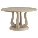 The appearance of Trofello Round 60 Inch Pedestal Dining Table In White Washed designed by Coaster in the country / farmhouse interior design. This white wash piece of furniture was selected by 1StopBedrooms from Trofello Collection to add a touch of cosiness and style into your home. Sku: 123120. Table Top Shape: Round. Material: Wood. Size: 60".