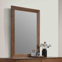 Tromso Mirror In Walnut