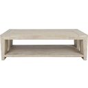 The appearance of Troy 60 Inch Coffee Table In White designed by Classic Home in the modern / contemporary interior design. This white piece of furniture  was selected by 1StopBedrooms from Troy Collection to add a touch of cosiness and style into your home. Sku: 51031525. Material: Cracked Oak.