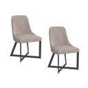 Trucco Dining Chair Set of 2 In Bronze