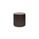 Tulane 24 Inch Round Side Table In Brown