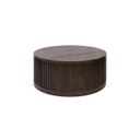 Tulane Round Coffee Table In Brown