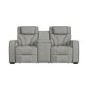 Tundra Motion Loveseat In Simba Taupe and Black Welt