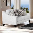 The appearance of Turnham Loveseat In White and Black designed by Furniture of America in the transitional interior design. This white/black piece of furniture was selected by 1StopBedrooms from Turnham Collection to add a touch of cosiness and style into your home. Sku: FM61112WH-LV. Material: Fabric.