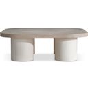 The appearance of Turo Cocktail Table In Bone designed by Bernhardt in the modern / contemporary interior design. This bone piece of furniture  was selected by 1StopBedrooms from Turo Collection to add a touch of cosiness and style into your home. Sku: 508022. Material: Wood.