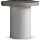 The appearance of Turo Side Table In Bone designed by Bernhardt in the modern / contemporary interior design. This bone piece of furniture  was selected by 1StopBedrooms from Turo Collection to add a touch of cosiness and style into your home. Sku: 508122. Material: Wood.