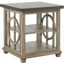 The appearance of Twilight Bay Wyatt Lamp Table In Driftwood designed by Lexington in the rustic / southwestern interior design. This driftwood piece of furniture  was selected by 1StopBedrooms from Twilight Bay Collection to add a touch of cosiness and style into your home. Sku: 352-952. Material: Wood.