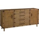 The appearance of Twin Palms Sandy Point Buffet In Sand designed by Tommy Bahama in the cabin / lodge interior design. This sand piece of furniture was selected by 1StopBedrooms from Twin Palms Collection to add a touch of cosiness and style into your home. Sku: 558-852. Material: Wood.