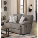 The appearance of Tyler Power Reclining Loveseat In Pewter designed by Catnapper in the traditional interior design. This pewter piece of furniture was selected by 1StopBedrooms from Tyler Collection to add a touch of cosiness and style into your home. Sku: 61062171028264828. Material: Fabric.