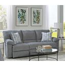 The appearance of Tyler Power Reclining Sofa In Stonewash designed by Catnapper in the traditional interior design. This stonewash piece of furniture was selected by 1StopBedrooms from Tyler Collection to add a touch of cosiness and style into your home. Sku: 61061171043264843. Material: Fabric.