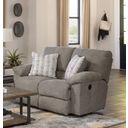The appearance of Tyler Reclining Loveseat In Pewter designed by Catnapper in the traditional interior design. This pewter piece of furniture  was selected by 1StopBedrooms from Tyler Collection to add a touch of cosiness and style into your home. Sku: 1062171028264828. Material: Fabric.