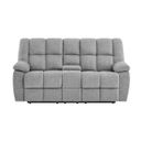 U6000 Console Reclining Loveseat In Smoke