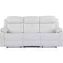 The appearance of U6026 Blanche Reclining Sofa with LED In White designed by Global Furniture USA in the modern / contemporary interior design. This white piece of furniture was selected by 1StopBedrooms from U6026 Blanche Collection to add a touch of cosiness and style into your home. Sku: U6026-BLANCHE WHITE-RS W/ LED. Material: Fabric.