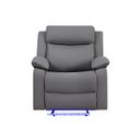 U6026 PU Glider Recliner with LED In Grey