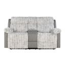 U6028 Console Reclining Loveseat In Grey