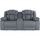The appearance of U7068 Power Console Reclining Loveseat with LED In Grey designed by Global Furniture USA in the modern / contemporary interior design. This grey piece of furniture was selected by 1StopBedrooms from U7068 Collection to add a touch of cosiness and style into your home. Sku: U7068-GREY 10-PCRLS W/ LED. Material: Fabric.