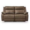 Ultra-Max 2-Piece Power Reclining Sectional Loveseat In Biscotti