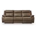 Ultra-Max 3-Piece Power Sectional Reclining Sofa In Biscotti