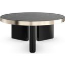 The appearance of Umbra Large Cocktail Table In Black designed by Caracole in the modern / contemporary interior design. This black piece of furniture  was selected by 1StopBedrooms from Umbra Collection to add a touch of cosiness and style into your home. Sku: SIG-023-401. Material: Glass.