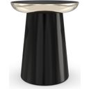 The appearance of Umbra Side Table In Black designed by Caracole in the modern / contemporary interior design. This black piece of furniture  was selected by 1StopBedrooms from Umbra Collection to add a touch of cosiness and style into your home. Sku: SIG-023-411. Material: Mirror.