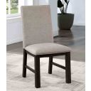 The appearance of Umbria Side Chair Set of 2 In Antique Black and Gray designed by Furniture of America in the transitional interior design. This antique black and gray piece of furniture  was selected by 1StopBedrooms from Umbria Collection to add a touch of cosiness and style into your home. Sku: CM3252BK-SC-2PK. Material: Linen.