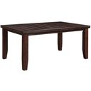 The appearance of Urbana Rectangular Dining Table designed by ACME in the transitional interior design. This brown piece of furniture  was selected by 1StopBedrooms from Urbana Collection to add a touch of cosiness and style into your home. Sku: 04620. Material: Wood. Table Top Shape: Rectangular. Size: 42" x 66".