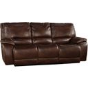 The appearance of Vail Burnt Sienna Leather Dual Power Reclining Sofa designed by Parker House in the traditional interior design. This brown piece of furniture  was selected by 1StopBedrooms from Vail Collection to add a touch of cosiness and style into your home. Sku: MVAI#832PH-BUR. Material: Leather.