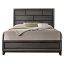 Valdemar Weathered Gray Queen Panel Bed