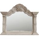 The appearance of Valleymont Bedroom Mirror In Antique White designed by Signature Design by Ashley in the traditional interior design. This antique white piece of furniture  was selected by 1StopBedrooms from Valleymont Collection to add a touch of cosiness and style into your home. Sku: NCB948-36. Material: Glass.