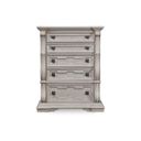 The appearance of Valleymont Chest of Drawers In Antique White designed by Signature Design by Ashley in the traditional interior design. This antique white piece of furniture  was selected by 1StopBedrooms from Valleymont Collection to add a touch of cosiness and style into your home. Sku: NCB948-46. Material: Wood.