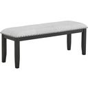 The appearance of Vance Bench In Charcoal and Gray designed by Crown Mark in the transitional interior design. This gray/charcoal piece of furniture  was selected by 1StopBedrooms from Vance Collection to add a touch of cosiness and style into your home. Sku: 1319DV-BENCH. Material: Wood.