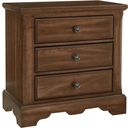 The appearance of Heritage 3 Drawer Nightstand In Amish Cherry designed by Artisan & Post in the modern / contemporary interior design. This cherry piece of furniture was selected by 1StopBedrooms from Heritage Collection to add a touch of cosiness and style into your home. Sku: 110-227. Material: Wood.
