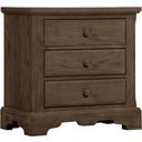 Heritage 3 Drawer Nightstand In Greystone