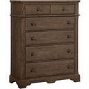 Heritage 5 Drawer Chest In Greystone