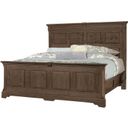 Heritage Queen Mansion With Decorative Rails Bed In Greystone