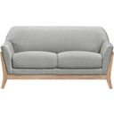The appearance of Vaughn Fabric Upholstered Flared Arm Loveseat In Grey designed by Coaster in the transitional interior design. This grey piece of furniture  was selected by 1StopBedrooms from Vaughn Collection to add a touch of cosiness and style into your home. Sku: 511072B1;511072B2. Material: Plywood.
