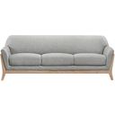The appearance of Vaughn Fabric Upholstered Flared Arm Sofa In Grey designed by Coaster in the transitional interior design. This grey piece of furniture  was selected by 1StopBedrooms from Vaughn Collection to add a touch of cosiness and style into your home. Sku: 511071B1;511071B2. Material: Fabric.
