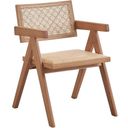 The appearance of Velentina Arm Chair Set of 2 In Rattan and Natural designed by ACME in the modern / contemporary interior design. This rattan piece of furniture  was selected by 1StopBedrooms from Velentina Collection to add a touch of cosiness and style into your home. Sku: DN02373. Material: Wood.