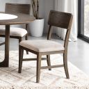 The appearance of Vellara Side Chair Set of 2 In Dark Walnut designed by Furniture of America in the transitional interior design. This dark walnut piece of furniture  was selected by 1StopBedrooms from Vellara Collection to add a touch of cosiness and style into your home. Sku: FM34021DW-SC-2PK. Material: Stone.