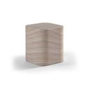 Vellon Concrete Indoor and Outdoor End Table In Travertine